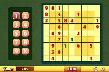 Hypersudoku screenshot