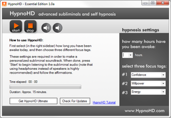 HypnoHD Essential screenshot