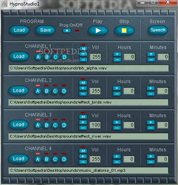 HypnoStudio screenshot