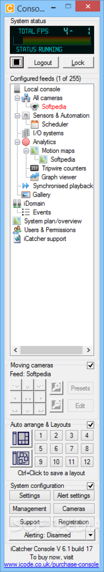 i-Catcher Console screenshot