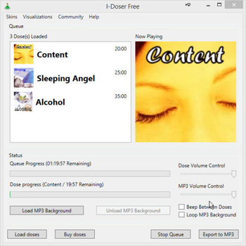 I-Doser Free for Windows screenshot