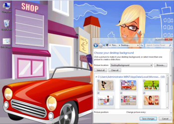 I Love Shopping Windows 7 Theme screenshot