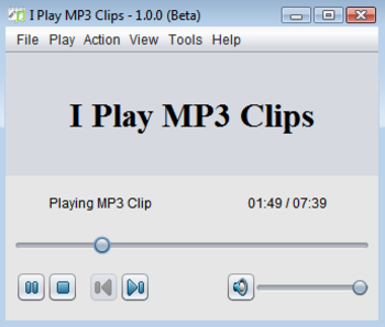 I Play MP3 Clips screenshot