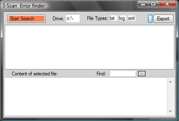 I-Scan Error Finder screenshot