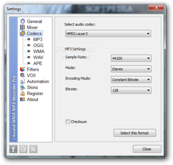 i-Sound WMA MP3 Recorder Professional screenshot 4