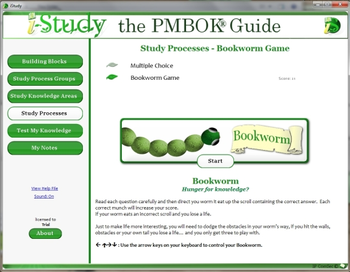 i-Study the PMBOK Guide screenshot