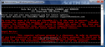 I-Worm/Nimda Scanner and Remover screenshot