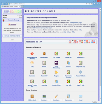 I2P screenshot