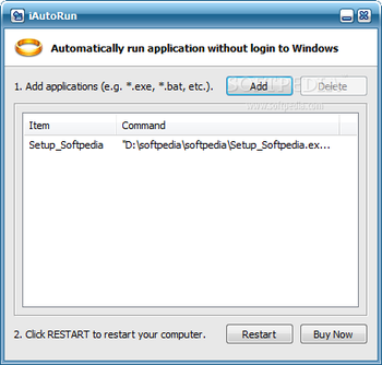 iAutoRun screenshot