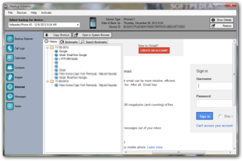 iBackup Extractor screenshot 2