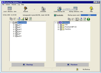 IBackup for Windows screenshot 2