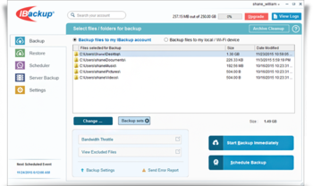 IBackup for Windows screenshot 4