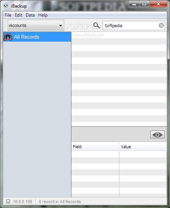 iBackup screenshot