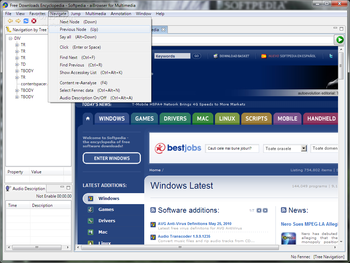 IBM Accessibility Internet Browser for Multimedia screenshot 3