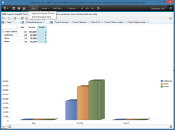 IBM Cognos Insight Personal Edition screenshot 3