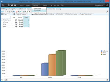 IBM Cognos Insight Personal Edition screenshot 5