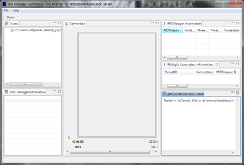IBM Database Connection Pool Analyzer for WebSphere Application Server screenshot