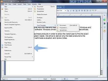 IBM Lotus Symphony screenshot 16