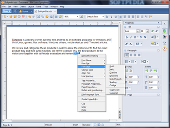 IBM Lotus Symphony screenshot 2