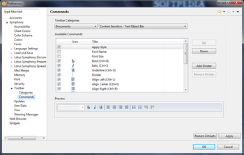 IBM Lotus Symphony screenshot 63