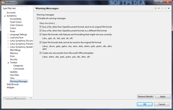 IBM Lotus Symphony screenshot 66