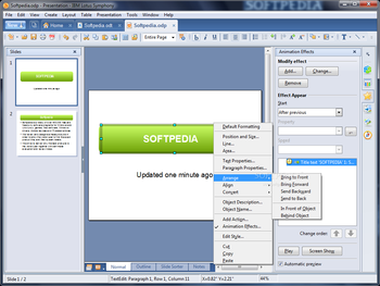 IBM Lotus Symphony screenshot 8