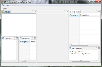 IBM Performance Analysis Tool for Java screenshot
