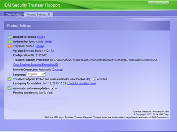 IBM Security Trusteer Rapport screenshot 5