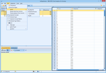 IBM SPSS Text Analytics for Surveys screenshot 3