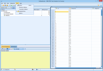 IBM SPSS Text Analytics for Surveys screenshot 5