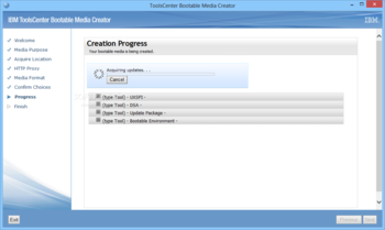 IBM ToolsCenter Bootable Media Creator screenshot 7