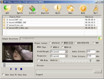 IBN Video Converter screenshot 2