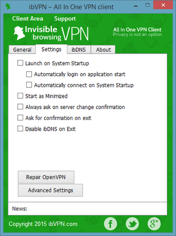 IbVPN screenshot 3