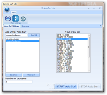 IC Auto Surf Lite screenshot