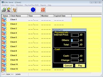 ICafe screenshot 2