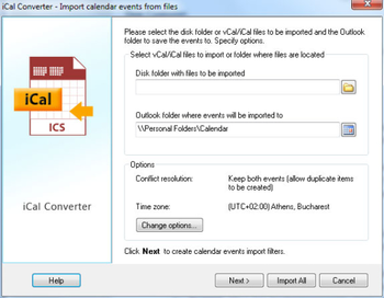 iCal Converter for Outlook screenshot 3