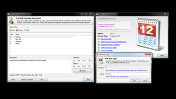 iCalShiftGenerator screenshot