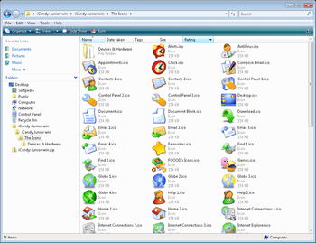 iCandy Junior Icons screenshot