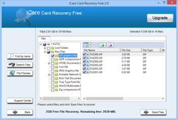 iCare Card Recovery Free screenshot 2