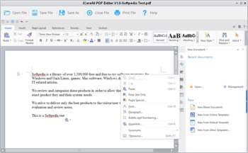 iCareAll PDF Editer screenshot