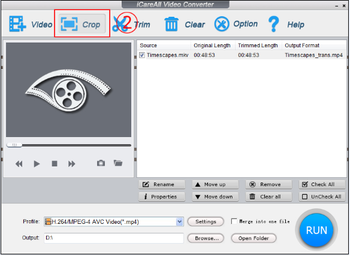 iCareAll Video Converter screenshot