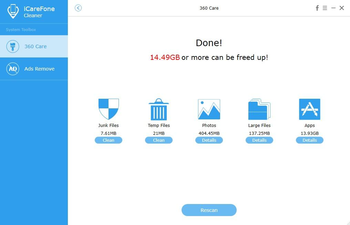 iCareFone Cleaner screenshot 4