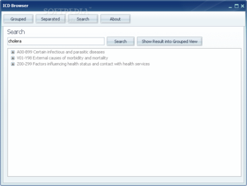 ICD Browser screenshot 3