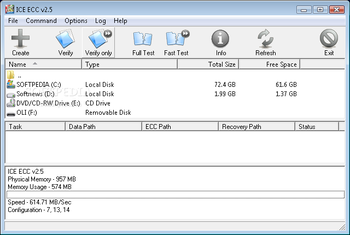 ICE ECC screenshot