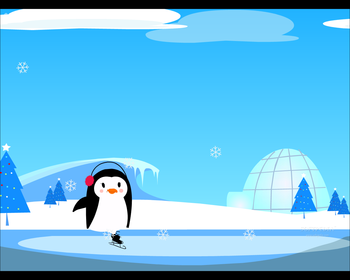 Ice-skating Penguin screenshot
