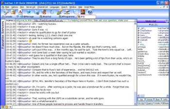 IceChat IRC Client screenshot