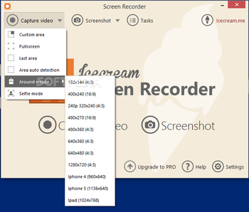 IceCream Screen Recorder screenshot 2