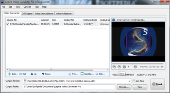 Icepine Video Converter Pro screenshot
