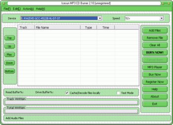 Icesun  MP3 CD Burner screenshot