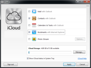 iCloud screenshot